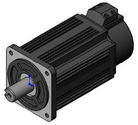 3D модель Сервомотор Servo Motor 80ST-W02430