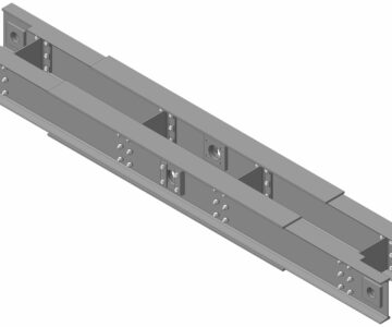 3D модель Рама траверсы 30 тонн