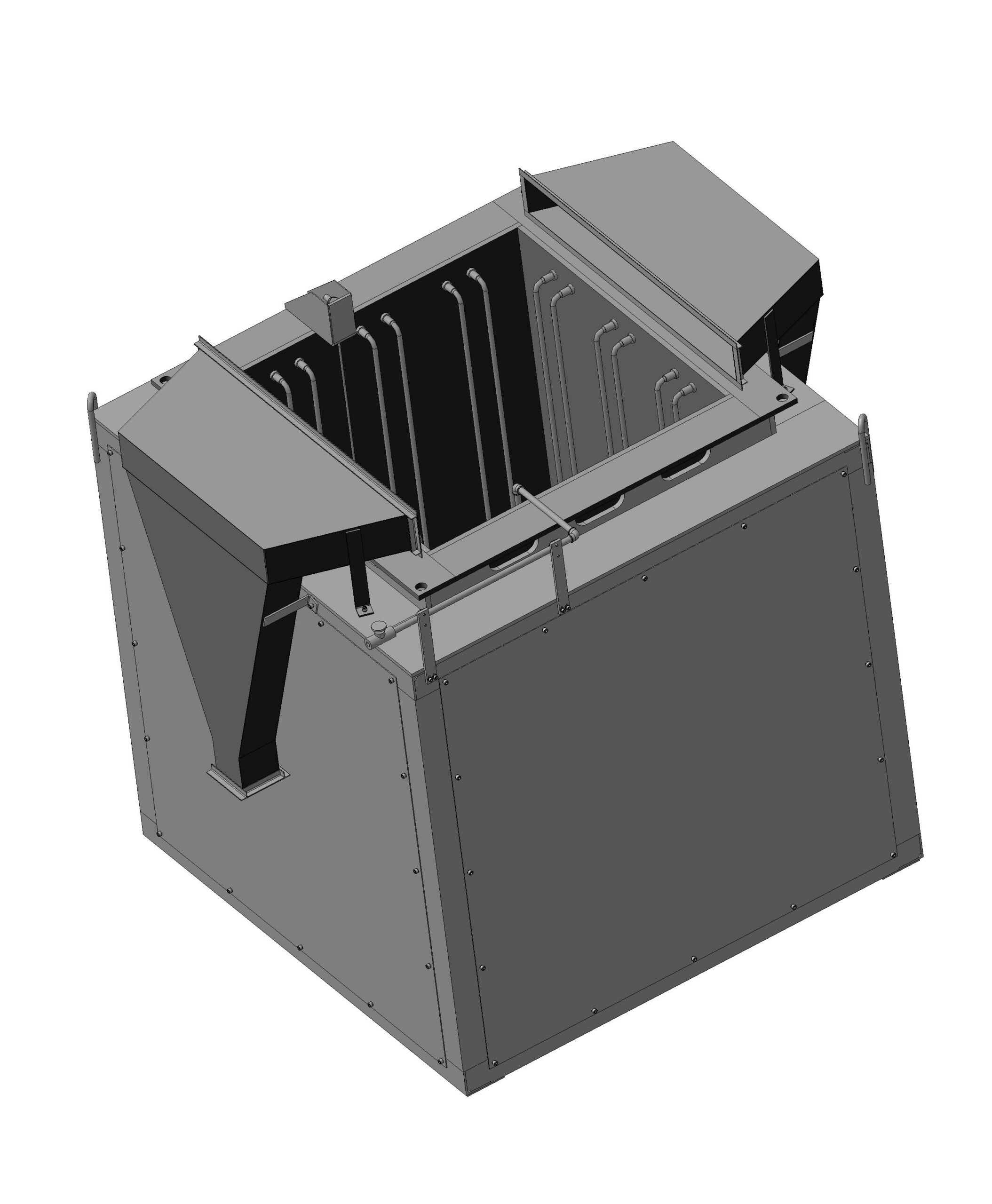 3D модель Печь - ванна солевая