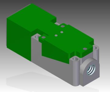 3D модель Выключатель бесконтактный индуктивный ВБИ П40-120К