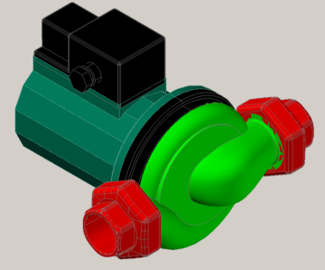 3D модель Циркуляционный насос Wilo RP 30/100