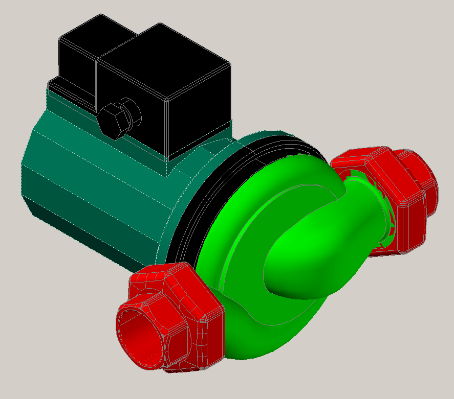 3D модель Циркуляционный насос Wilo RP 30/100