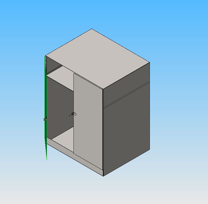 3D модель Шкаф для хранения любого инструмента и запасных частей