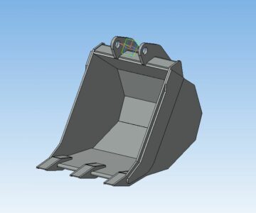 3D модель Ковш тракторный