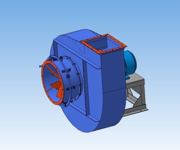 3D модель Дымосос Дн-9