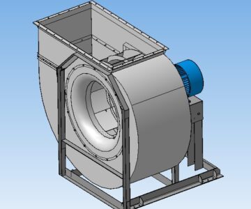 3D модель Вентилятор ВРАН9-11,2-Ж-П0