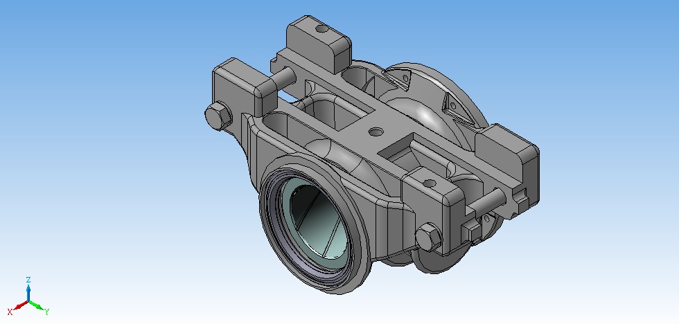 3D модель Башмак на заднюю балансирную подвеску