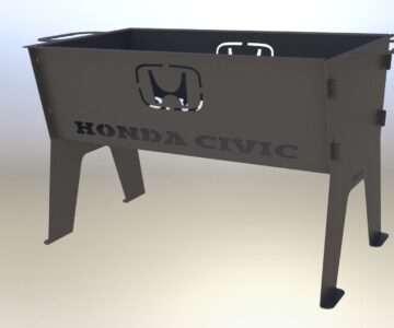 3D модель Мангал Honda Civic