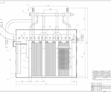 Чертеж Электролизёр для получения пероксодисерной кислоты