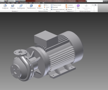 3D модель Насос Grundfos NB 50-200/219 2900