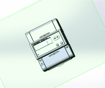 3D модель Счетчик электроэнергии энергомера CE102M