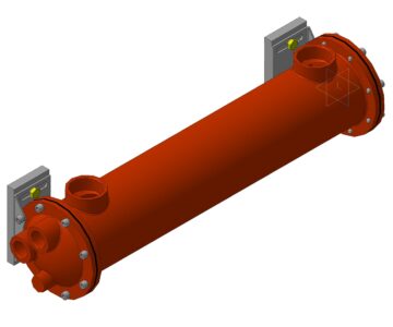 3D модель Теплообменник SA131-560-L4