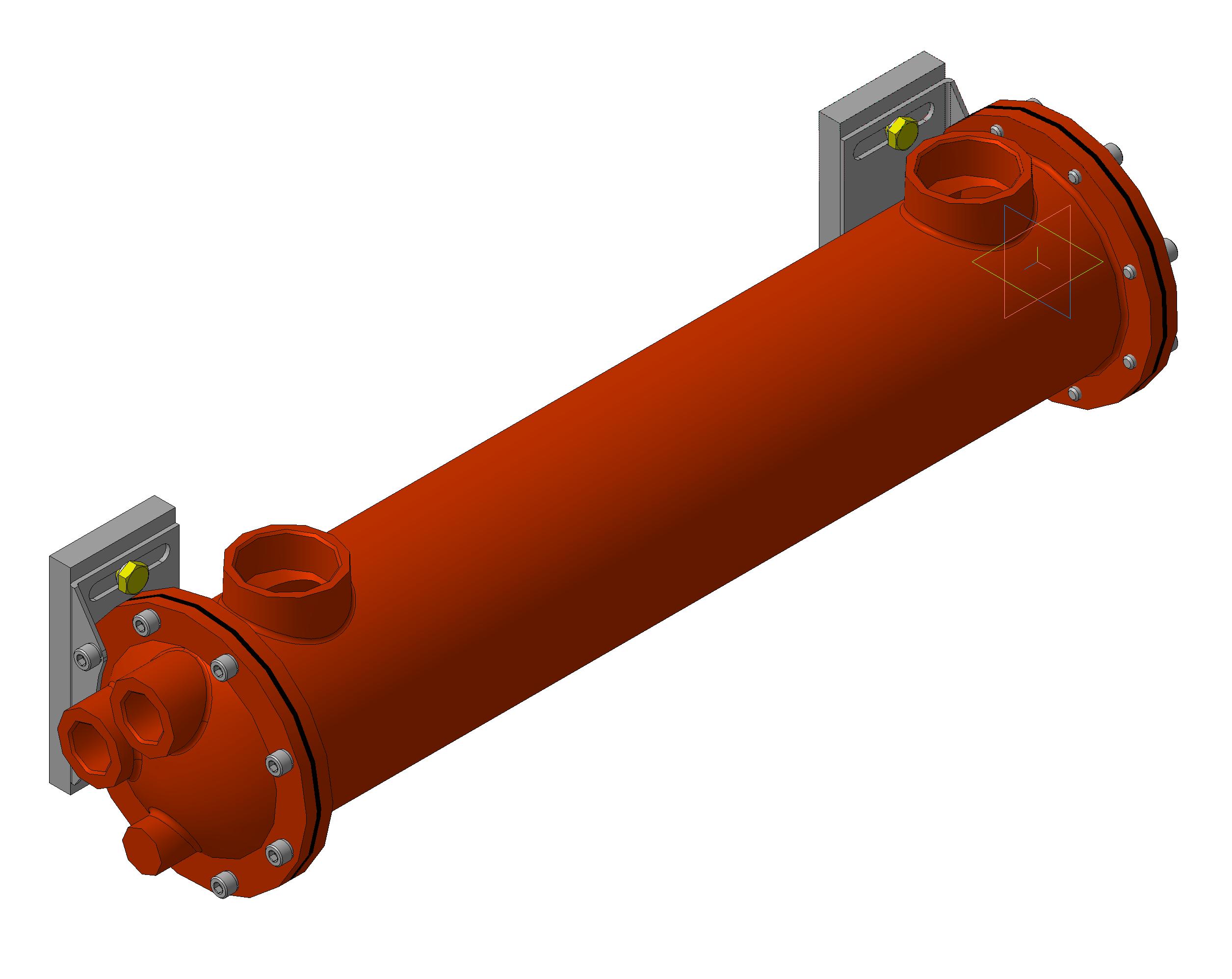 3D модель Теплообменник SA131-560-L4