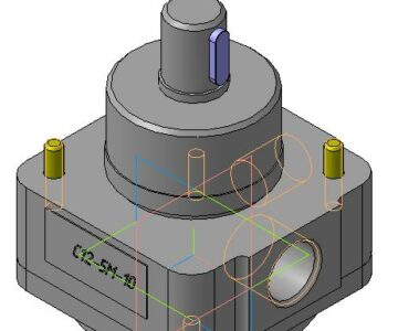 3D модель Насос смазки С12-5М-4