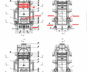 Чертеж Котел ПТВМ 50-150