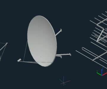 3D модель Антенны 3D модели