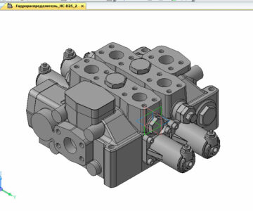 3D модель Гидрораспределитель HC-D25/2