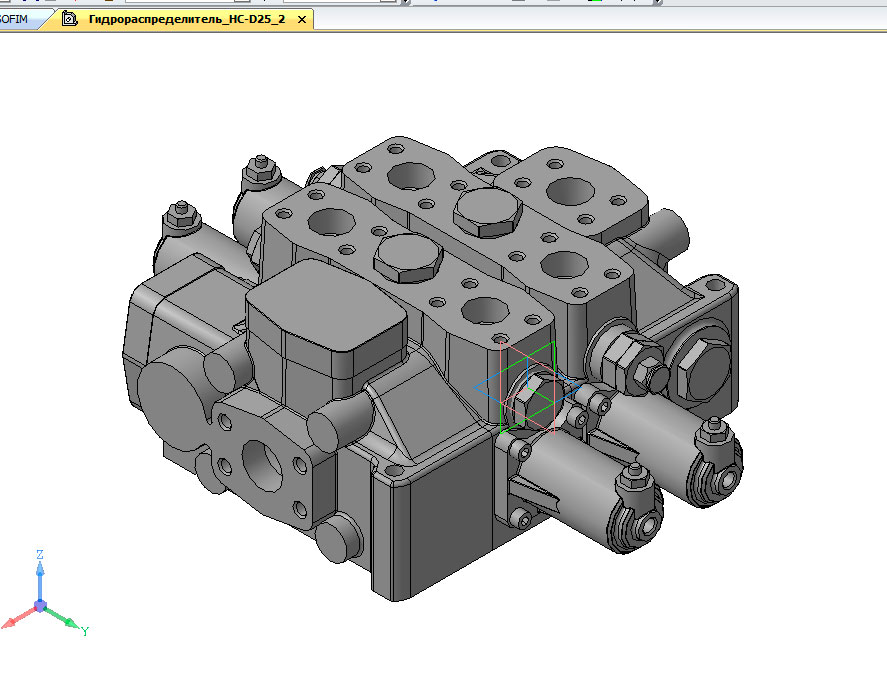 3D модель Гидрораспределитель HC-D25/2