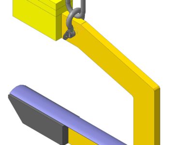 3D модель Траверса для транспортировки рулонов стали