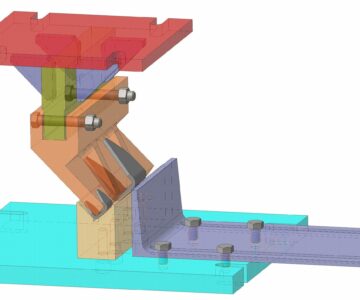 3D модель Штамп проушины опоры трубопровода