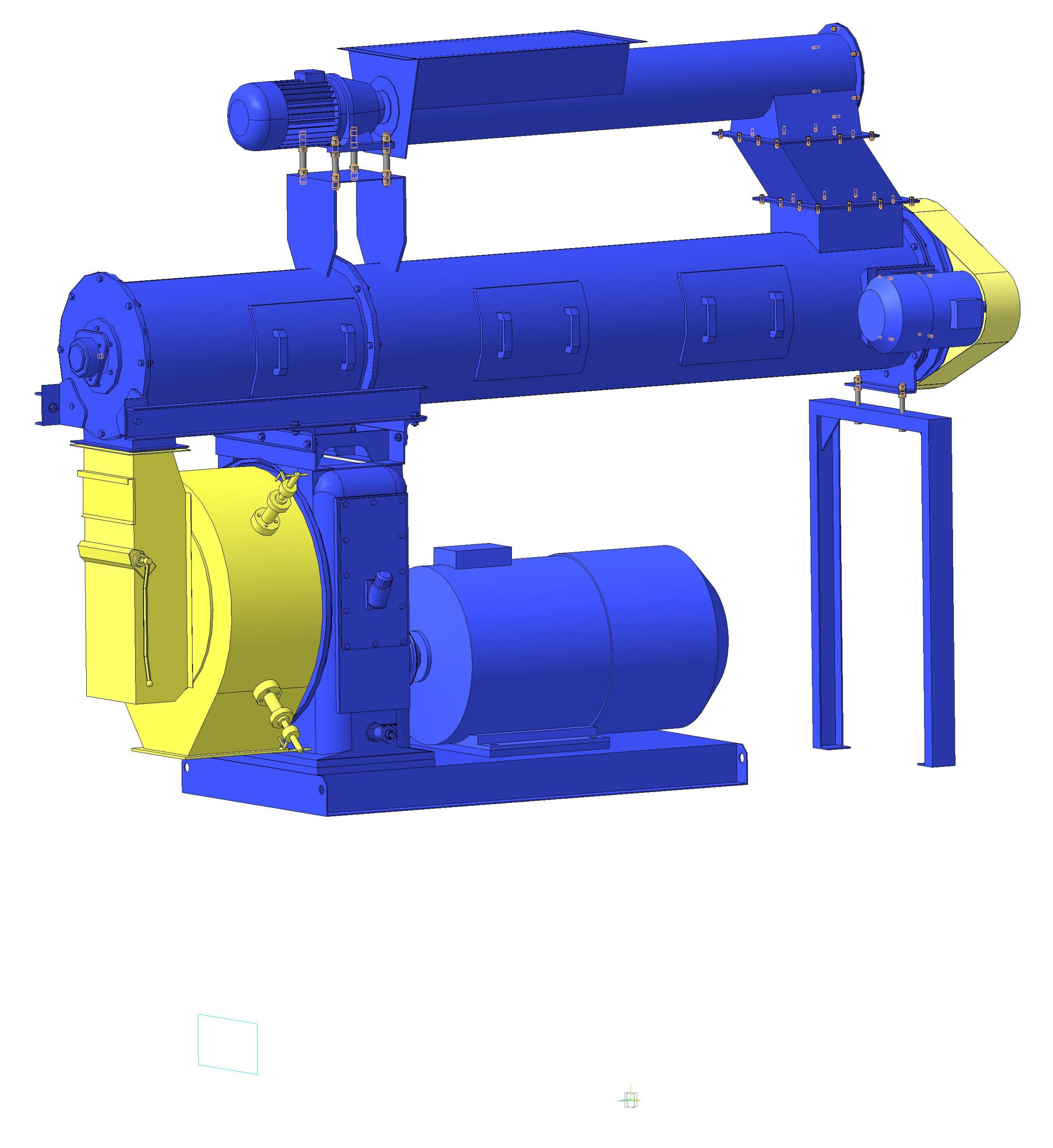 3D модель Пресс гранулятор SZLH508