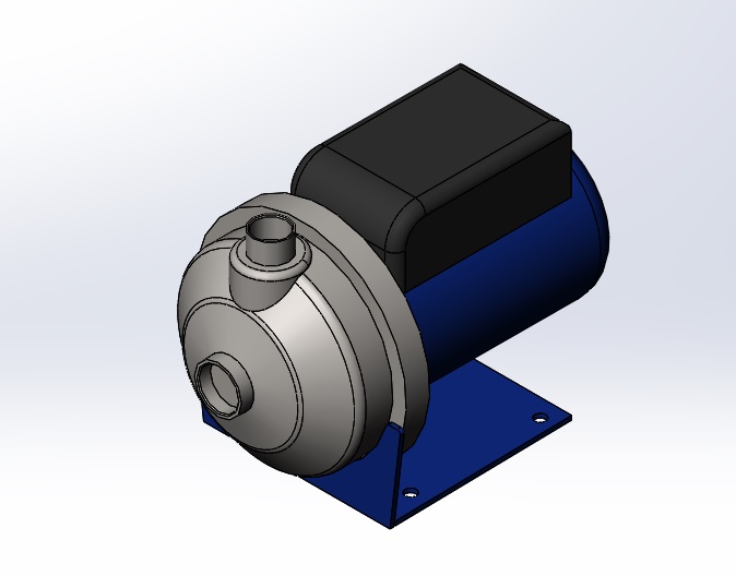 3D модель Насос Lowara CEAM 120 5N A