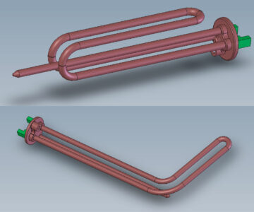 3D модель ТЭН RCF OR/TW PA M6 THERMOWATT