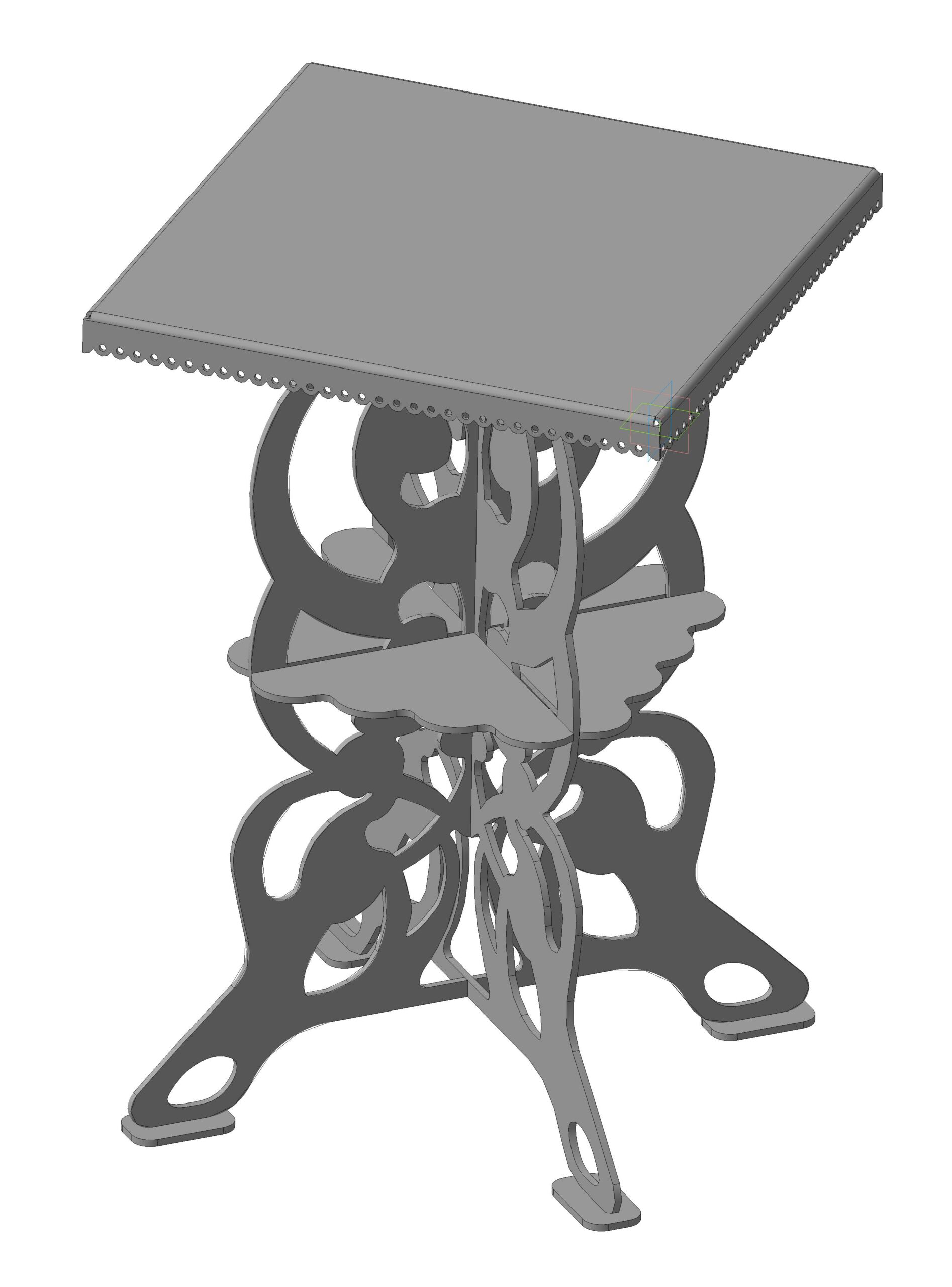 3D модель Столик для самовара