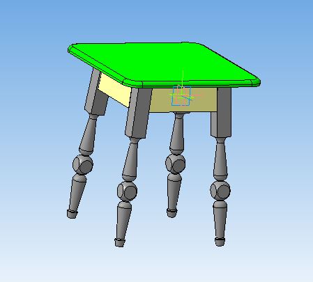 3D модель Кухонная табуретка