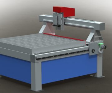 3D модель Стол плазменной резки металла 1300х1300х100