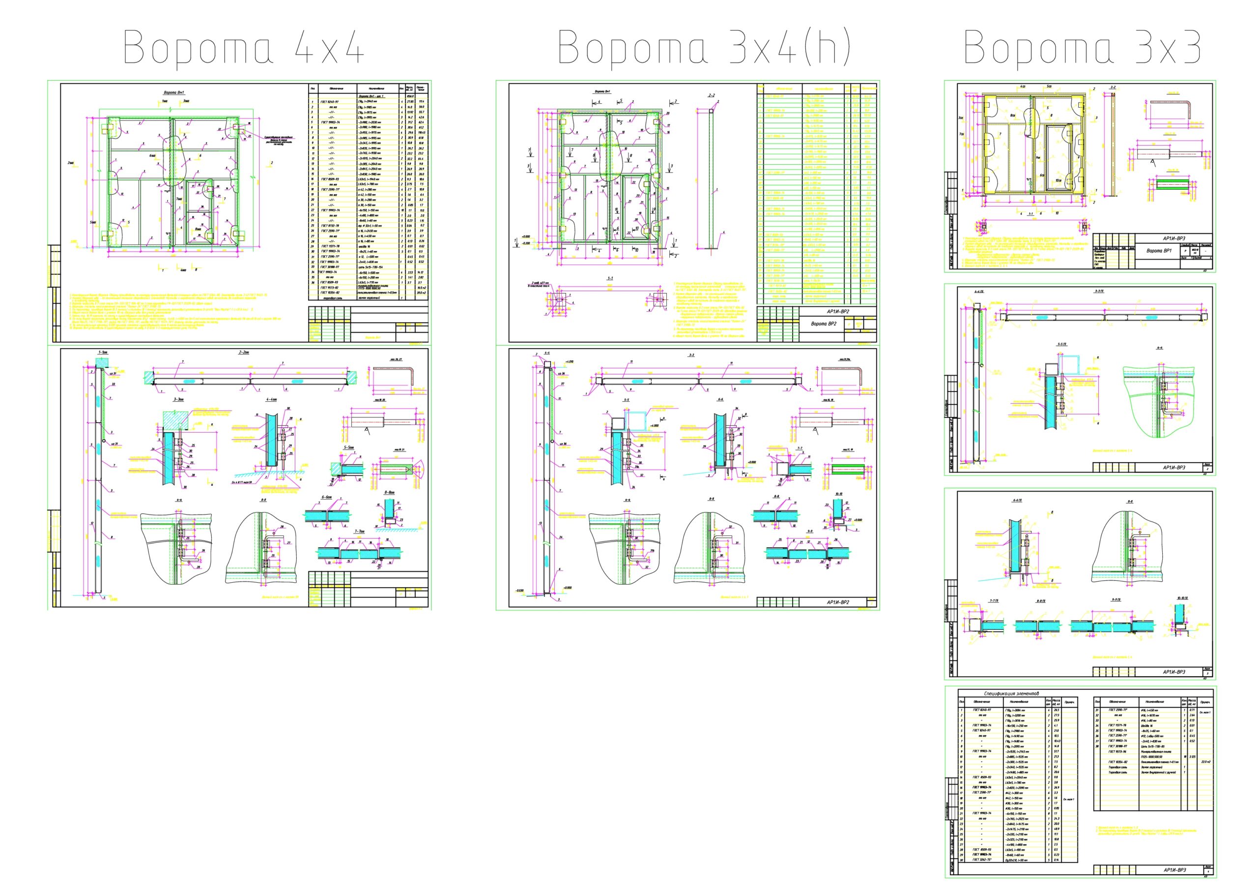 Ворота по вашему дизайну - Сталь-Проект