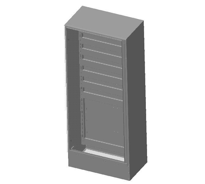 3D модель Шкаф электротехнический ШРС-3 (1700х700х400)