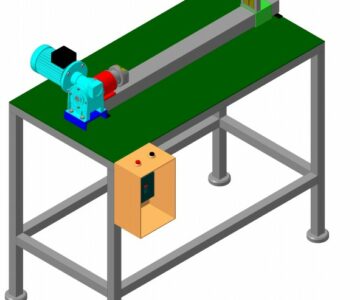 3D модель Станок для скручивания профиля