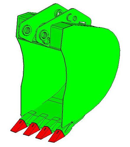 3D модель СМ-1.01 Ковш V=0,8м3