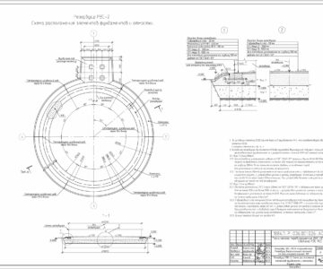 Чертеж Фундаменты под РВС-2000 м3