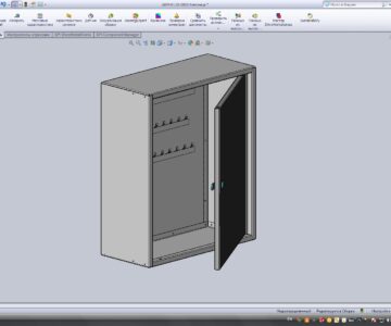 3D модель Ключница 480х400х180