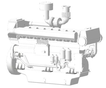 3D модель Дизель 8170