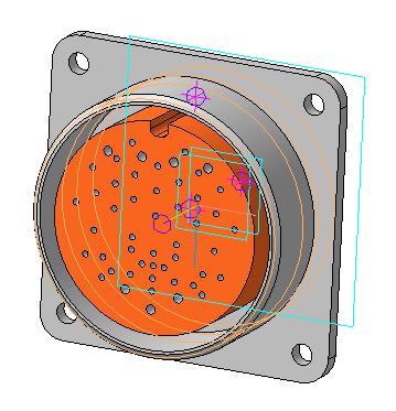 3D модель Соединители ОНЦ-РГ-09 (блочные и кабельные)