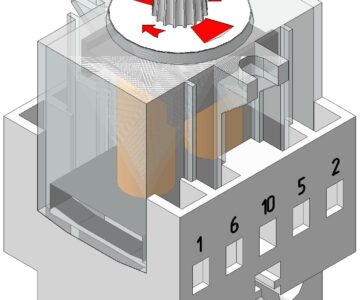 3D модель Реле электромагнитные промежуточно-указательные серии РЭПУ-12М