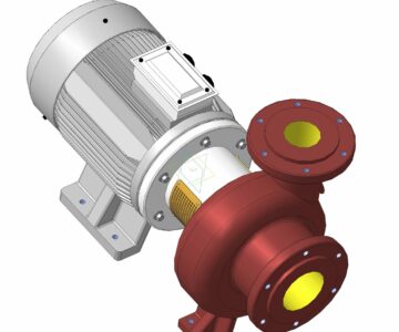 3D модель Насос центробежный 25м^3/ч