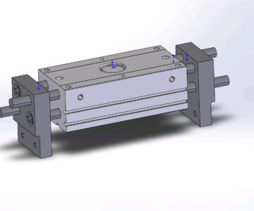 3D модель Пневматический схват CGLN-20-100