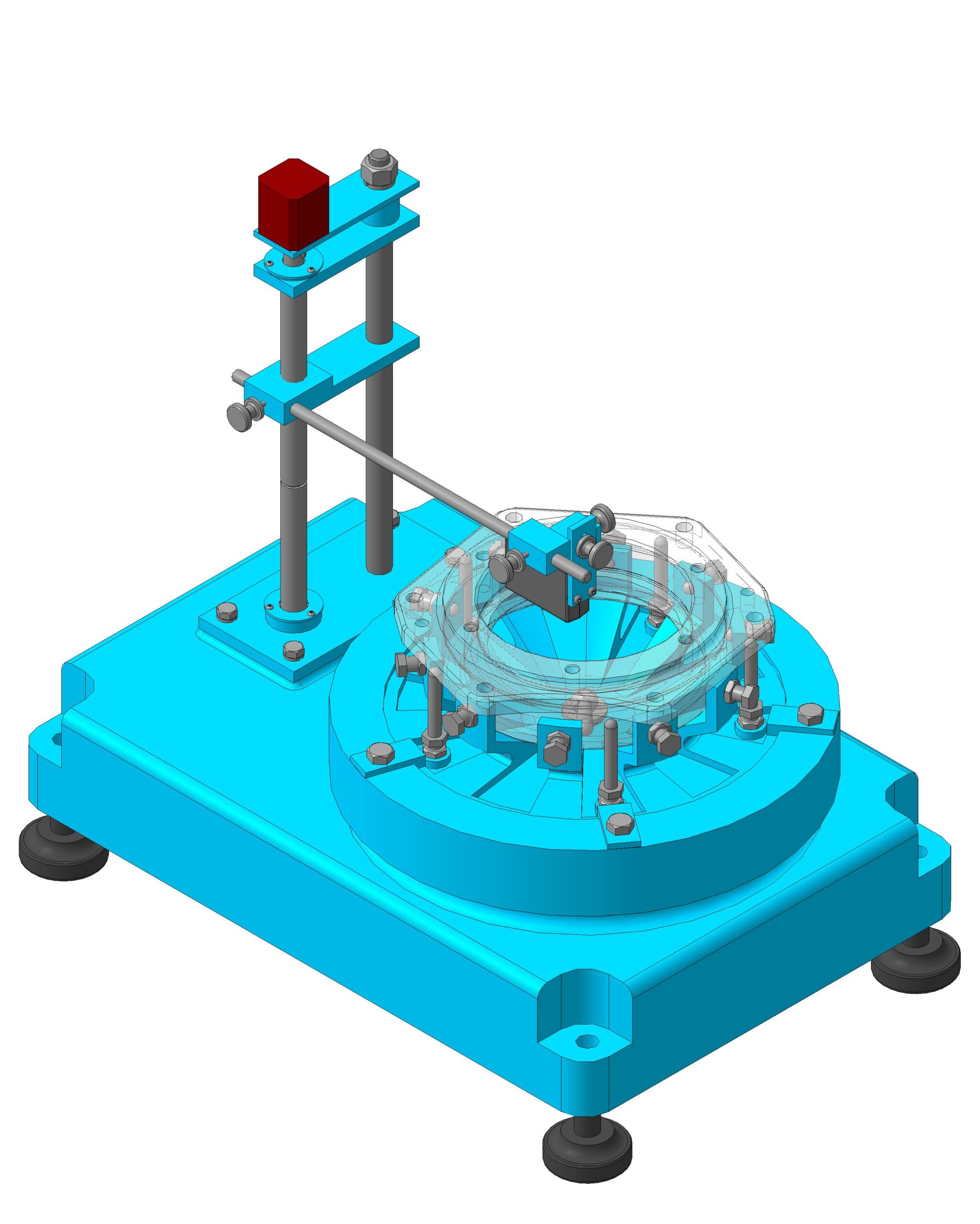 3D модель Стенд для измерения радиального биения