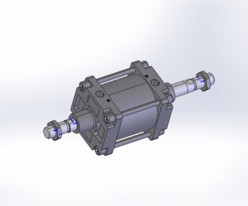 3D модель Пневмоцилиндр 40M6L160A0050