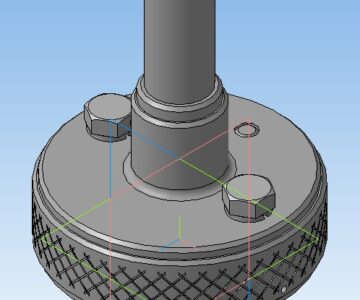 3D модель Приспособление притирки клапанов с помощью дрели