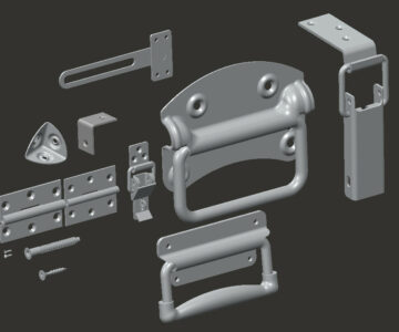 3D модель Параметрические модели, библиотека "Фурнитура"