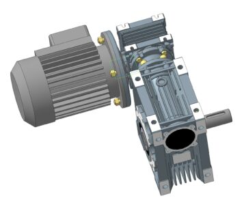 3D модель Мотор- редуктор червячный