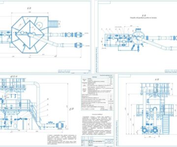 Чертеж Блок газосепаратора ГС-2