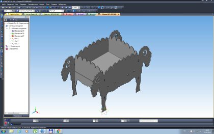 3D модель Мангал-бараны