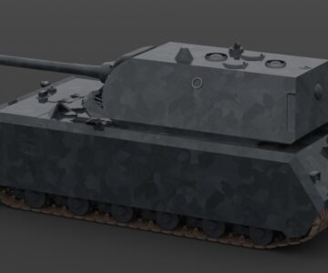 3D модель Танк Panzerkampfwagen VIII «Maus»