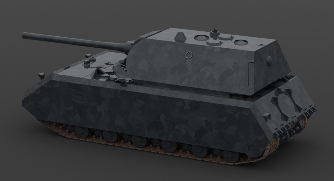 3D модель Танк Panzerkampfwagen VIII «Maus»